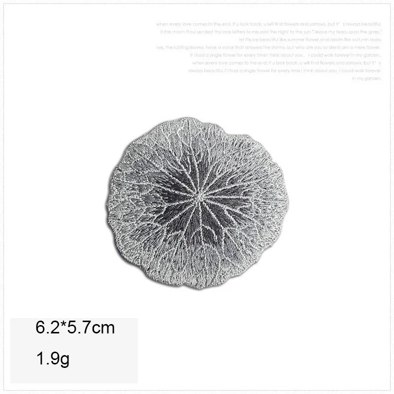 Lotus Leaf Bestickte Patch für Kleidung, Mehrfarbiges Aufnähen Patch für DIY, Stickerei im chinesischen Stil, klebfrei – Detail 11