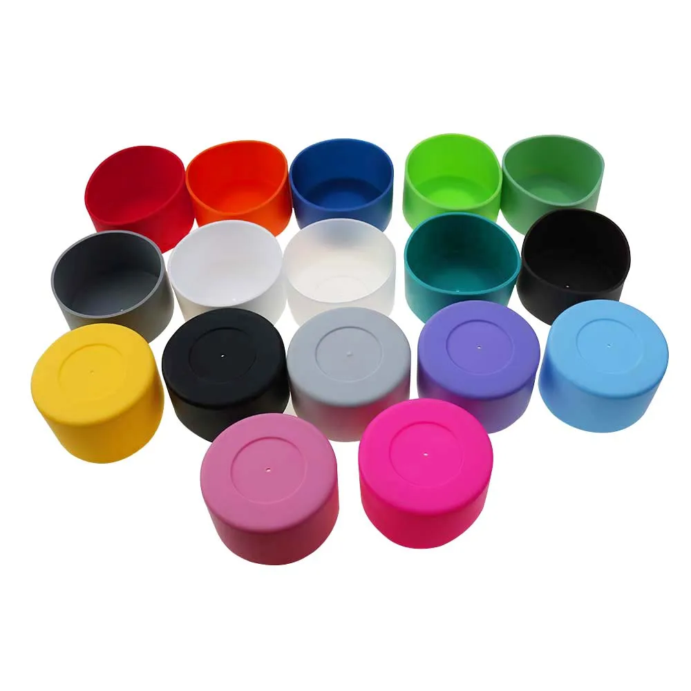 7,5 CM Thermische Isolierung Anti-slip Silikon Tasse Abdeckung Thermische Isolierung Tasse Basis Halter Basis Glas Tasse Unten Schützende abdeckung – Detail 8