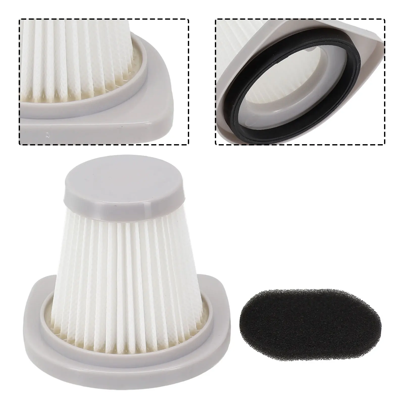 1/2pcs Washable Filters Wired Vacuum Cleaner Filter For INSE R3S Wired Vacuum Cleaner Handheld Vacuum Cleaner Accessories