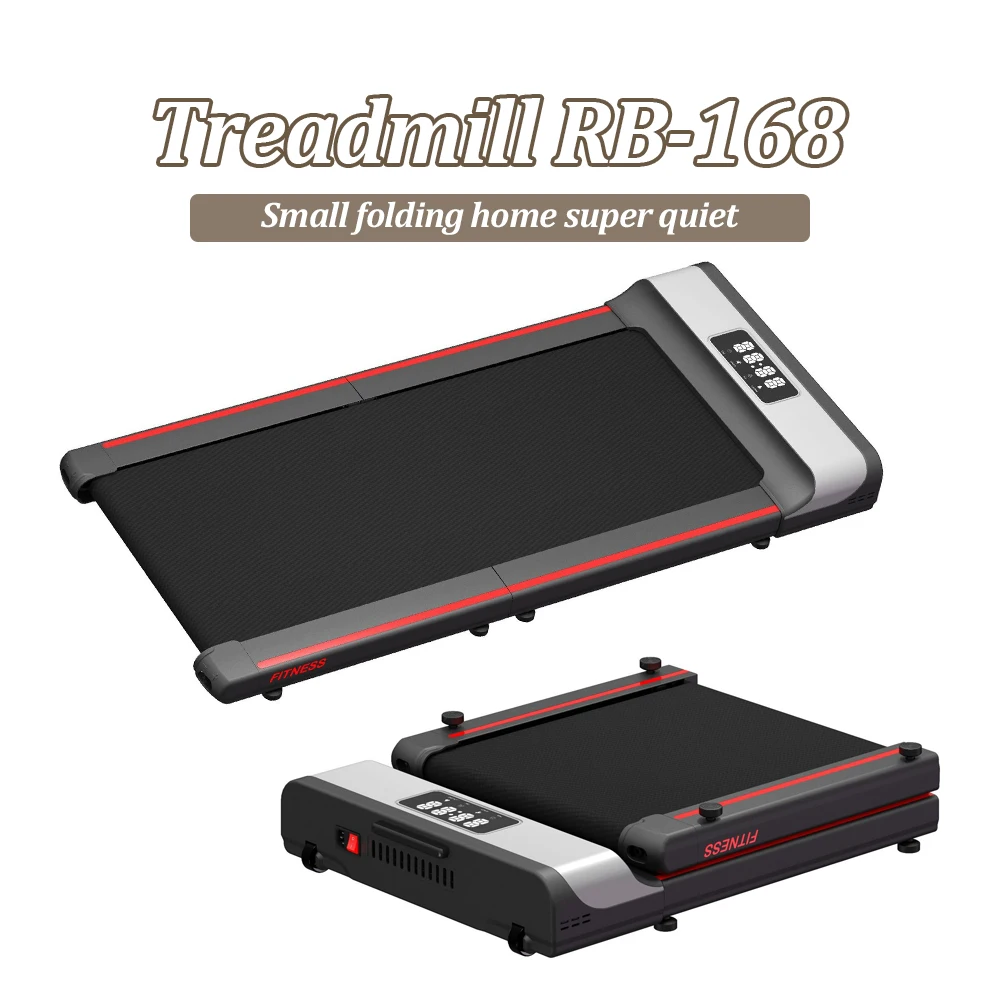 Premium Commercial Treadmill Machine For Gym Silent Shock Absorption Walking Pad Treadmill For Convenient Storage