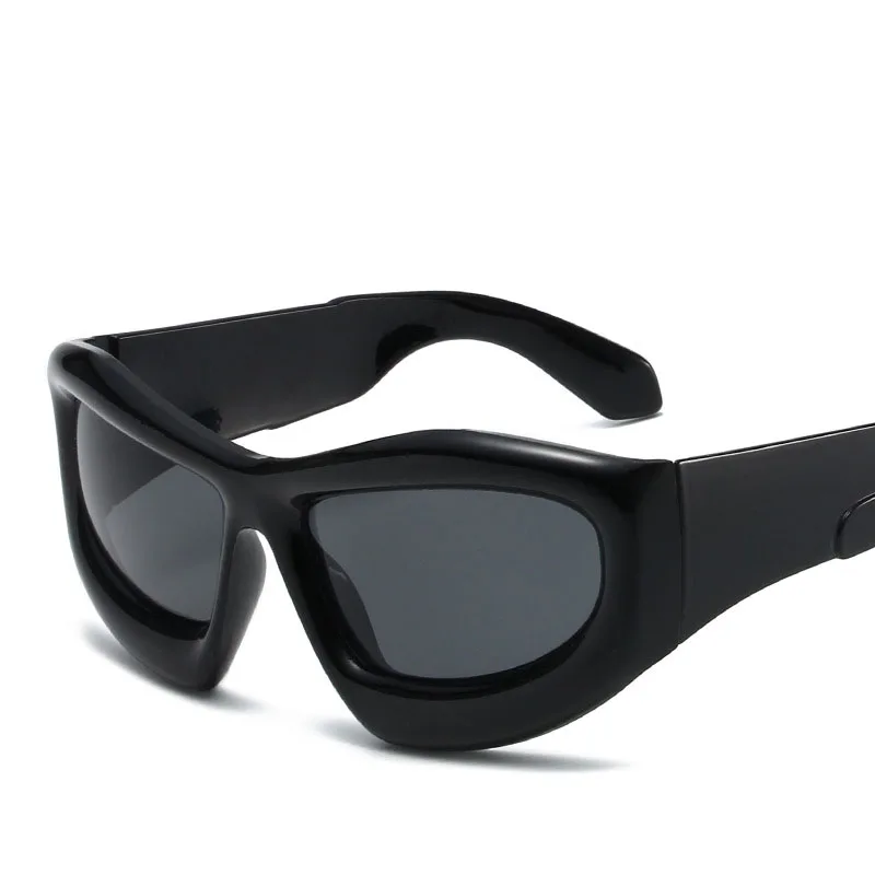 Y2k Personality Bubble Oversized Sunglasses New Hip Hop Concave Shape Sunglasses Car 2328