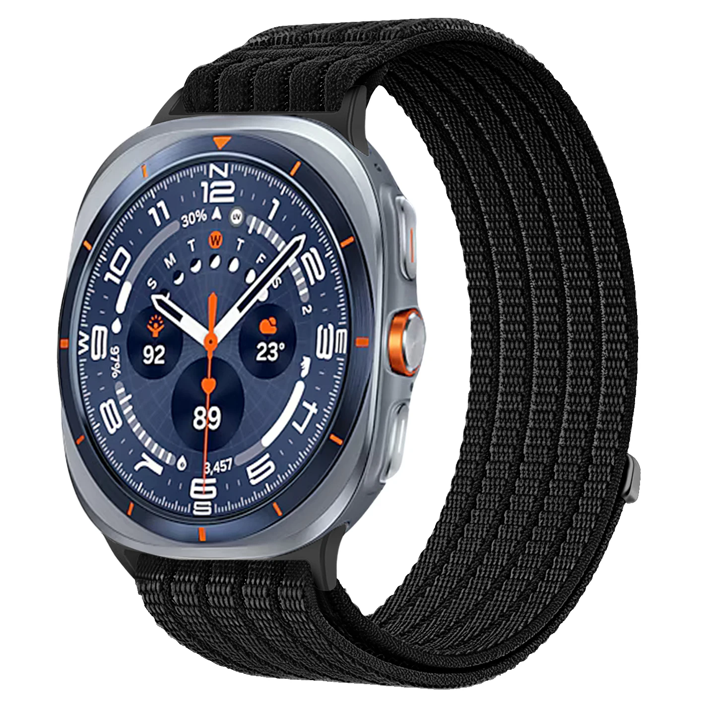 Nylon Loop Sport Band - Soft Adjustable Replacement Strap