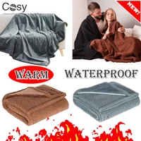 Plus Size Shaggy Blankets for Couple, Winter Thickened Warm Blanket | Waterproof Luxury Rectangle Napping Blanket 1