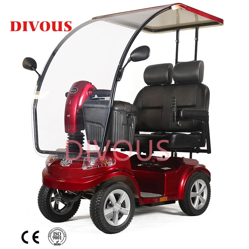 Adult Four-wheeled Electric Car Mobility Scooter Suitable Elderly Disabled 2