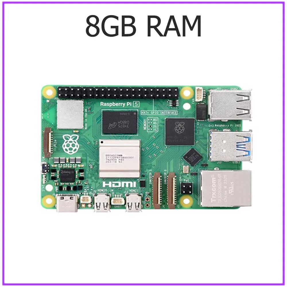 Raspberry Pi5 8GB 16GB Kit Laptop MIni PC Computer,2.4GHz 64bit