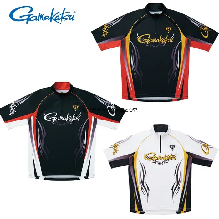 

2024 Clothing Summer Fishing Clothing Short Fishing T Shirt Quick-Dry Anti-UV Outdoor Sports Fishing Shirt