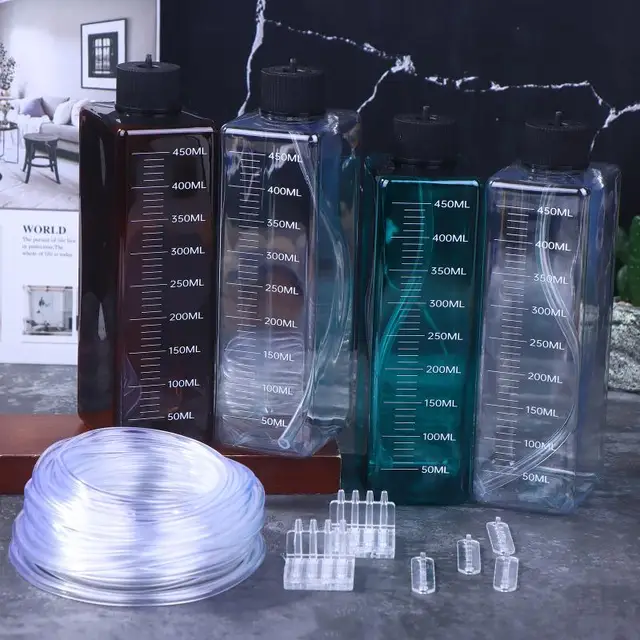 ขวดบิวเรตสำหรับปั๊มจ่ายสารเคมีในตู้ปลา ใช้ได้กับตู้ปลาต้นน้ำและตู้ปลาทะเล เหมาะสำหรับปั๊มการทดสอบปริมาณสาร 1