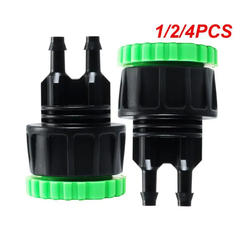 

1/2/4PCS Garden Quick Connector Tap 1/2" 3/4" Male Female Thread Nipple Joint 1/4" Hose Repair Irrigation Water Splitters Tools