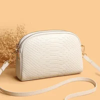 Sac à bandoulière en cuir véritable motif Crocodile pour femmes, Sac à main de luxe en cuir de vache de bonne qualité pour dames, fourre-tout 4