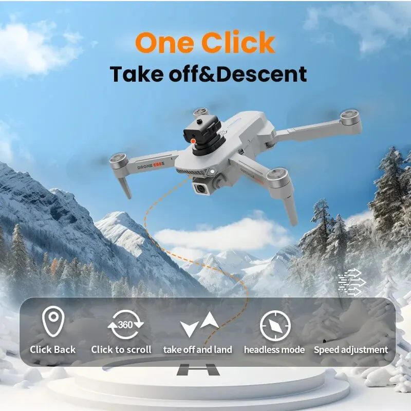 New E88 Pro Upgraded E88s RC Drone 4K Dual Camera Wide Angle Optical Flow Localization Obstacle Avoidance Quadcopter drone quadcopter