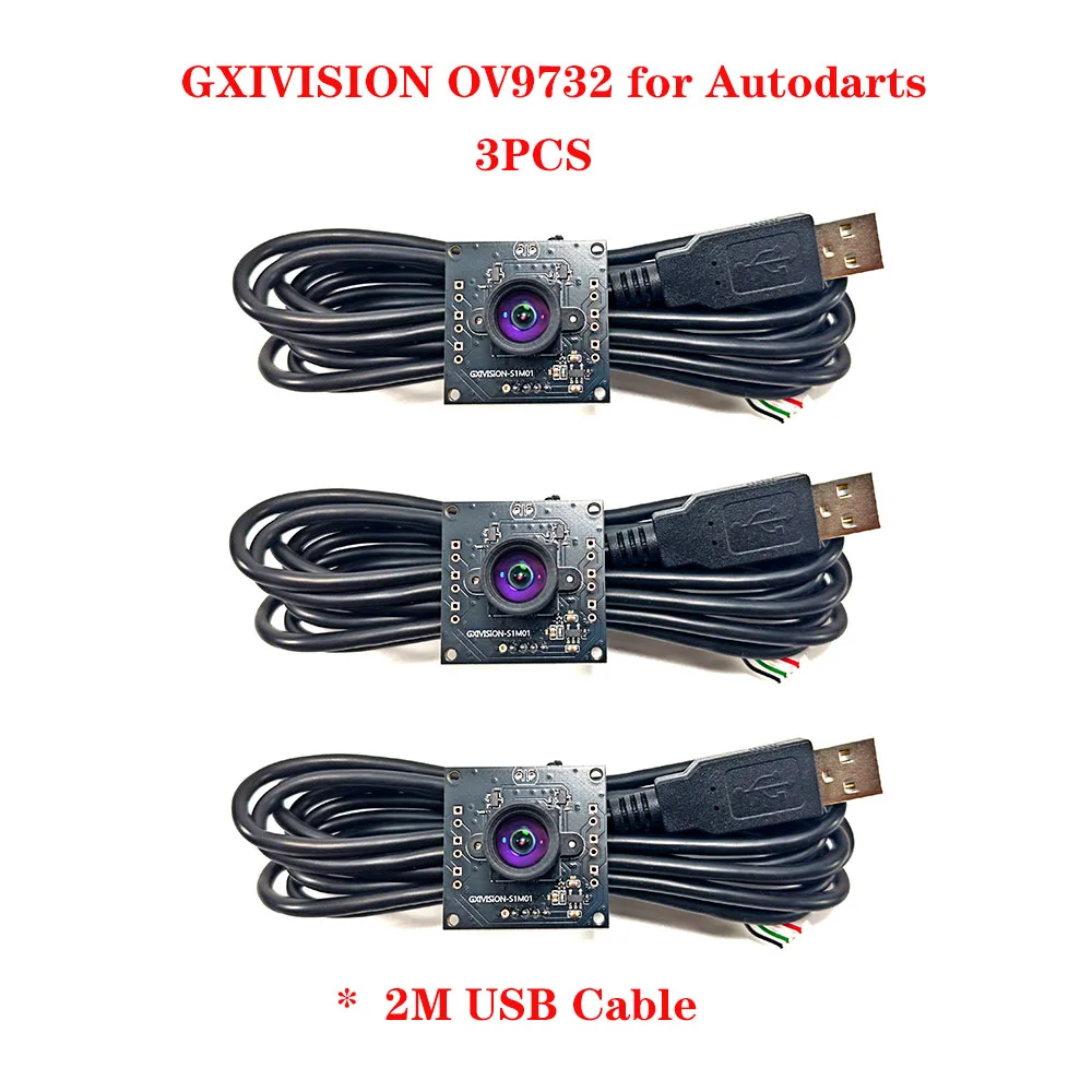 Autodarts Camera OV9732 GXIVISION 1M/2M USB cable 1MP 1280*720 30fps Camera module accuracy rate above 99%