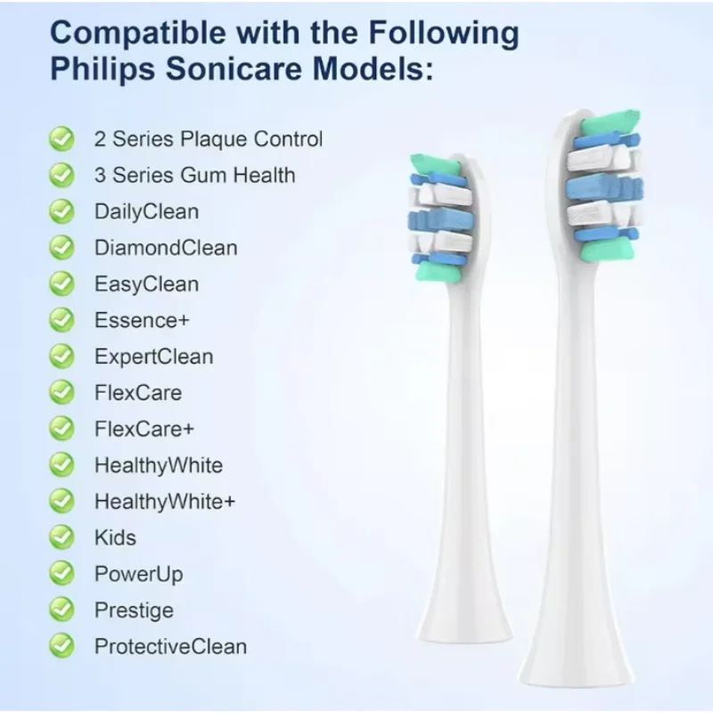 رؤوس فرشاة الأسنان البديلة المتوافقة مع رأس الفرشا...