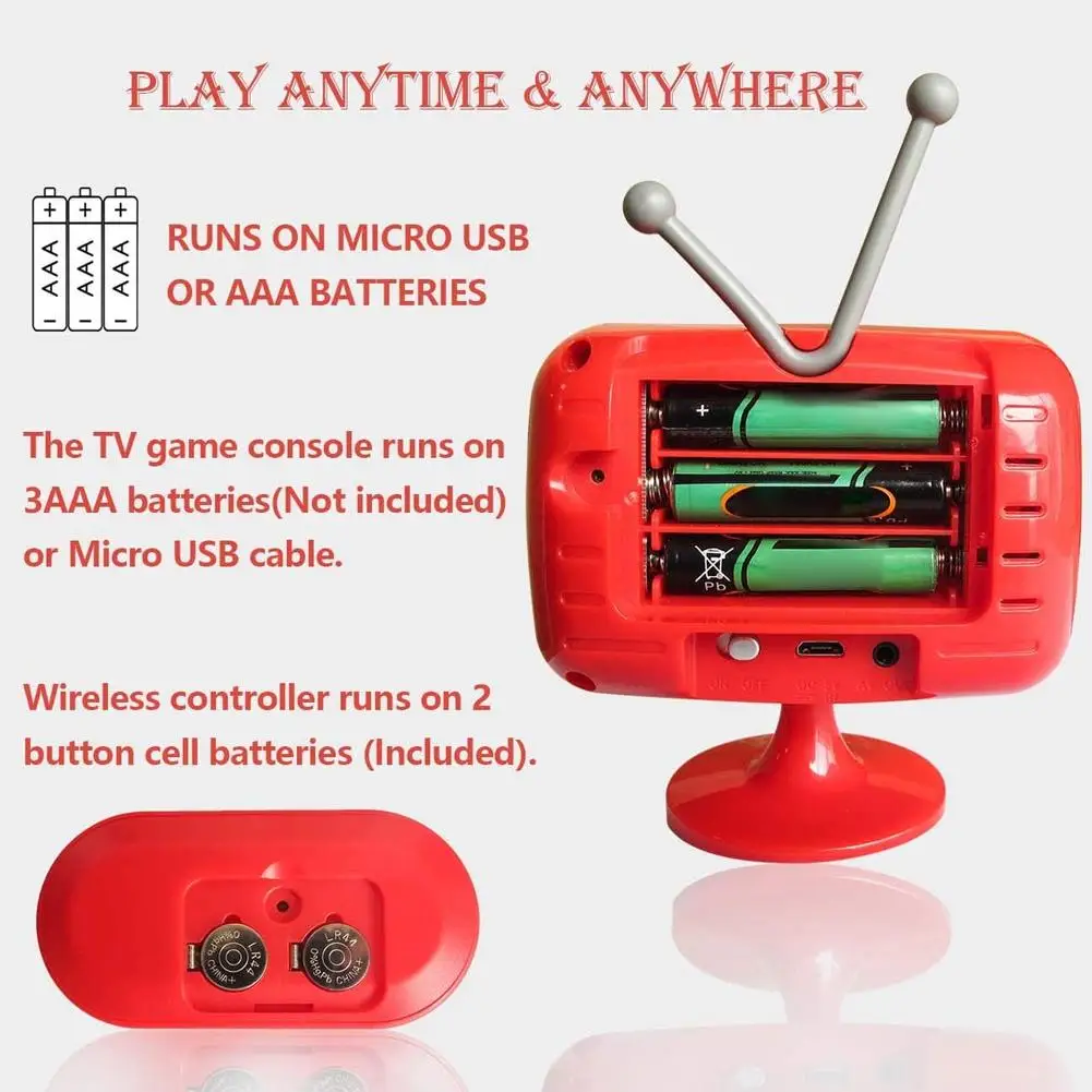 1 Set Retro Video Two-player Classic Television Game Console Wireless Controllers Gaming Accessories_voghion.com
