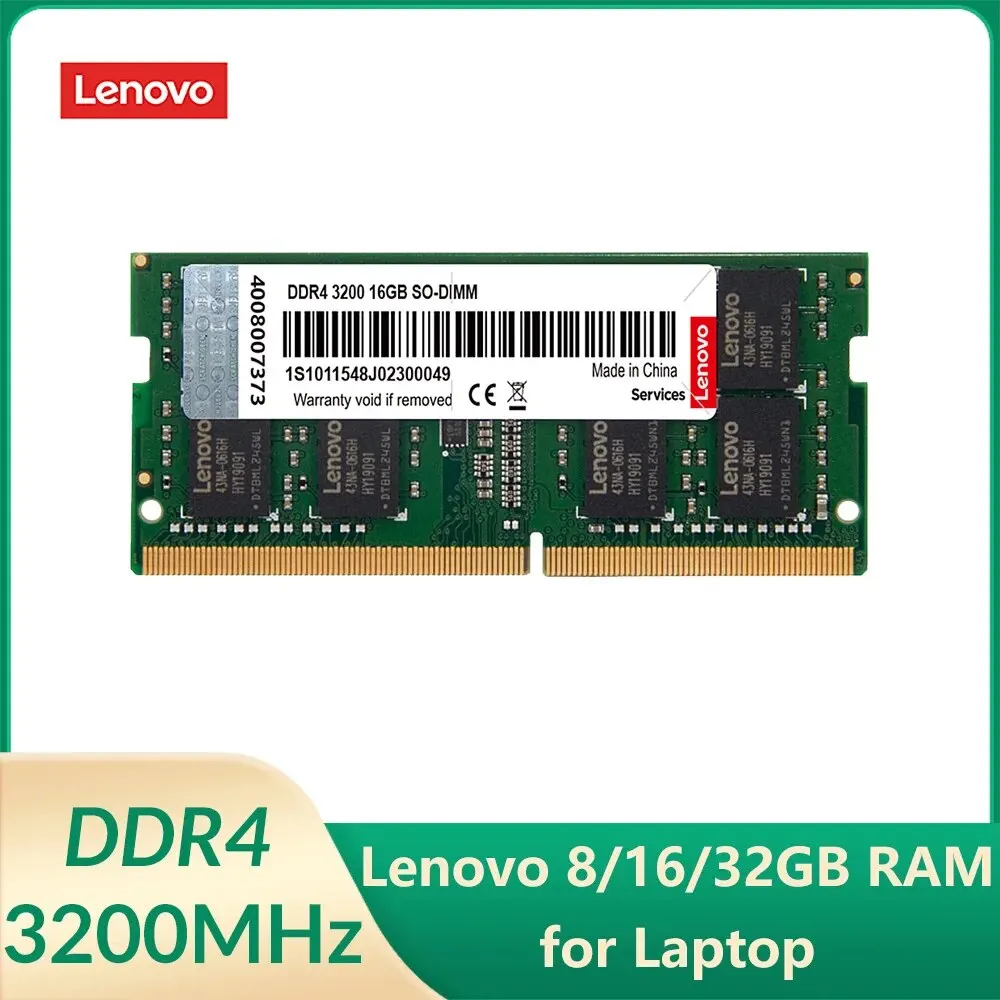 Lenovo DDR4 3200mhz 8GB 16GB 32GB notebook beran 260pin SO-DIMM paměť pro notebook notebook ultrabook