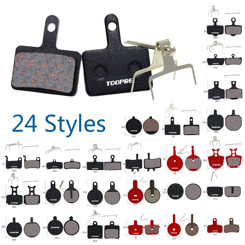 

1 Pair MTB Disc Brake Pads Mountain Bike Bicycle Metal Copper Fiber Disc Brake Pad For M446 355 395 BB5 TP-11A TP-07D TP-11E