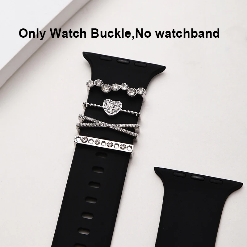 سحر قلب الحب المتلألئ - أبازيم ساعة Apple الأنيقة...