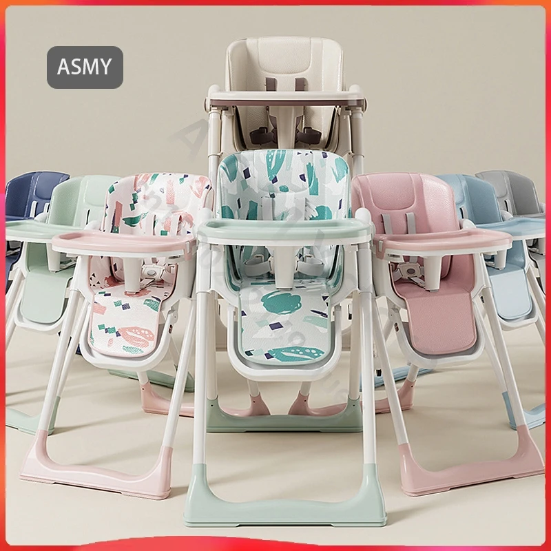 children's-dining-chair-height-adjustable-foldable-multifunctional-baby-dining-chair