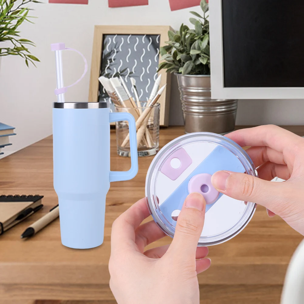1-10Pcs Silicone Spill Stopper Set For Stanley 1.0/2.0 Outdoors Tumbler Accessory tumbler stopper