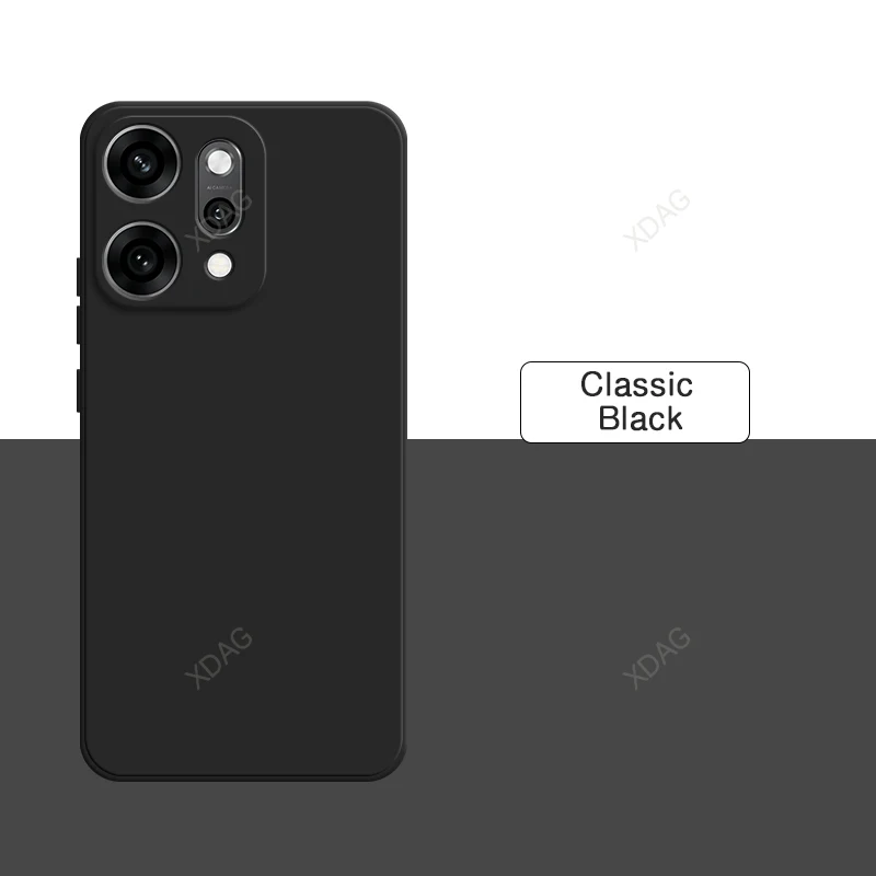 High-Quality Liquid Silicone Phone Case - Simple Straight Edge Design