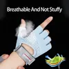 Fitness Gloves Female Yoga Sports Spinning Apparatus Lady Training Anti-Slip Breathable Thin Half Finger Barbell Cycling Gloves 2