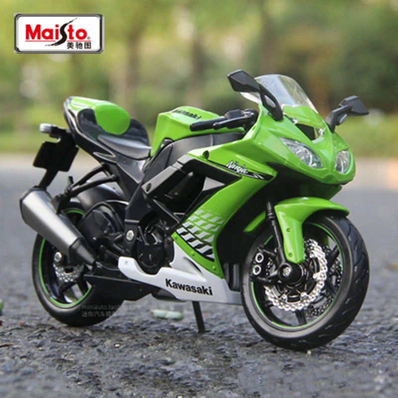 Maisto 112 Kawasaki Ninja Zx10r Alloy Racing Motorcycle Model Diecast