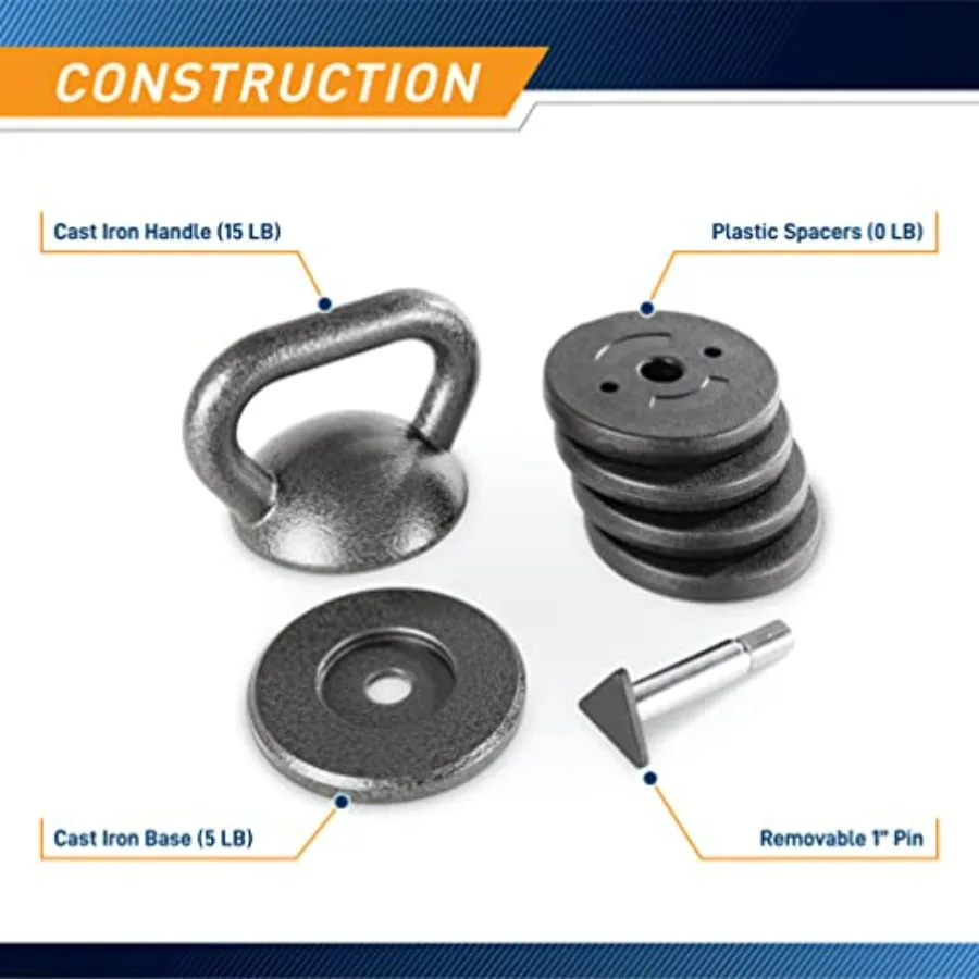 Apex Adjustable Heavy-Duty Kettlebell 3