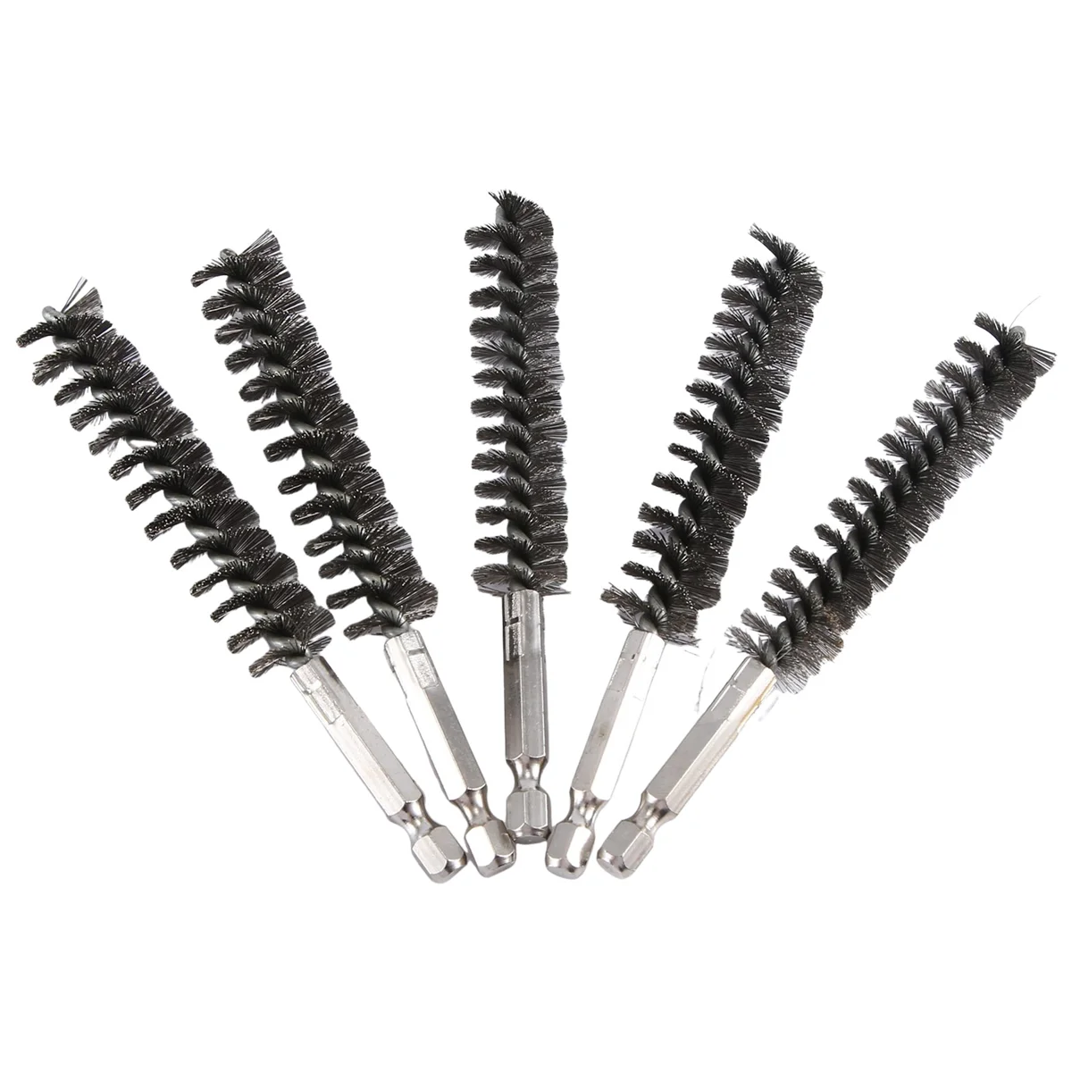 

Stainless Steel Bore Brush Wire Brush for Power Drill Cleaning Wire Brush Stainless Steel Brush with Hex Shank Handle