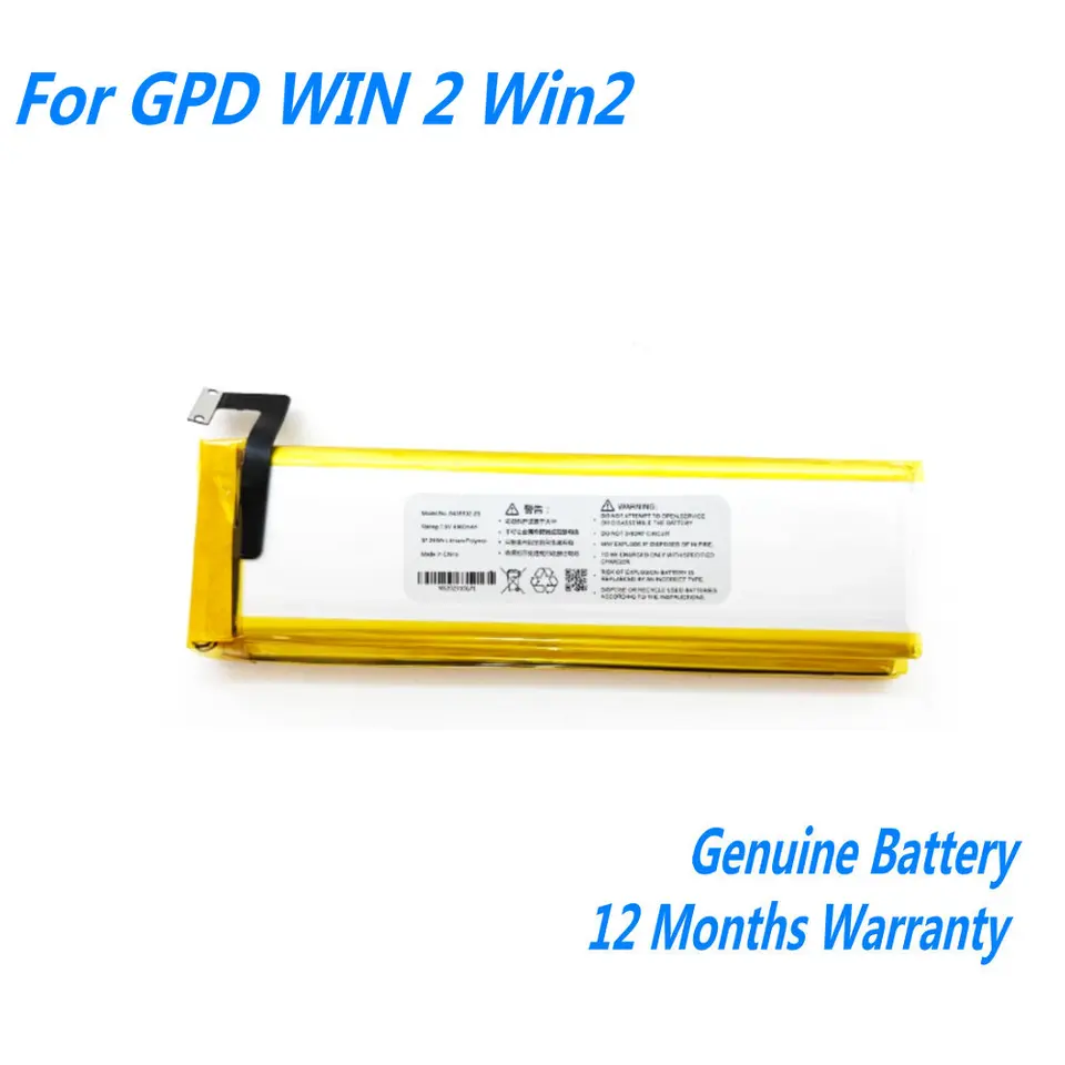 Powerforlaptop 6438132-2S Battery Compatible with Official GPD Win 2 Handheld Gaming : Celulares - Baterías de Repuesto Powerforlaptop 6438132-2S Battery Compatible with Official GPD Win 2 Handheld Gaming : Celulares - Baterías de Repuesto