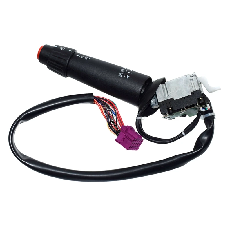 

1 Piece Car Headlight Turn Signal Switch Steering Column Switch Black ABS For Merceders Benz Actros Atego Axor