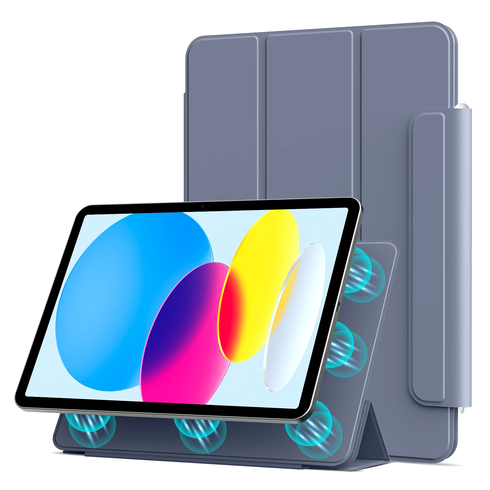 Magnetic Split Tablet Case with Secure Magnetic Buckle