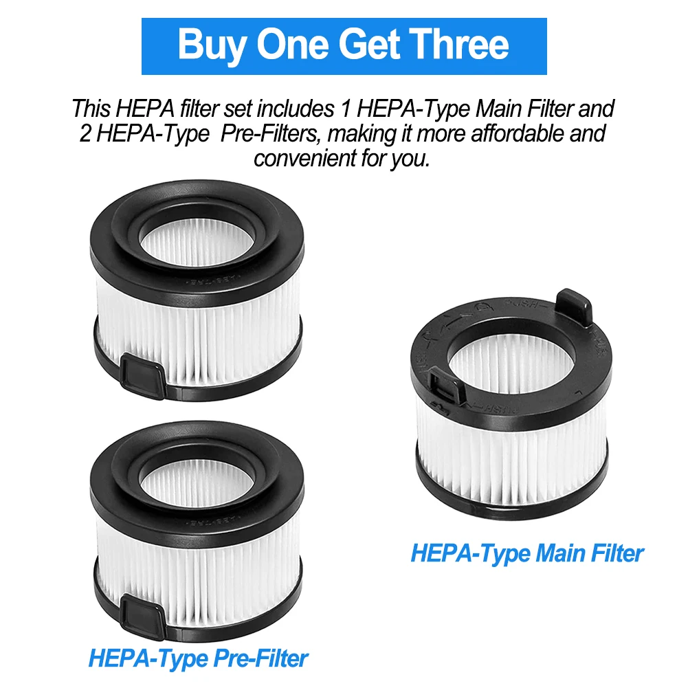 Levoit -pur131 Replacement Filter Set - 2 Hepa Filters & 2