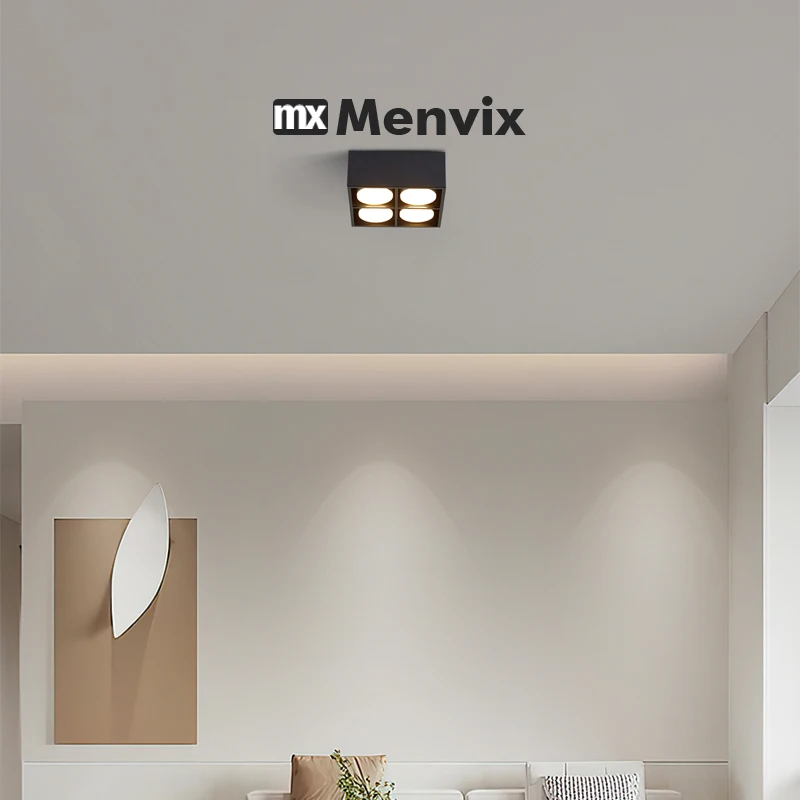 Menvix 18W LED 통 스포트라이트 실내 알루미늄 천장 명소 복도 거실 침실에 대 한 조명 악센트 고정 장치