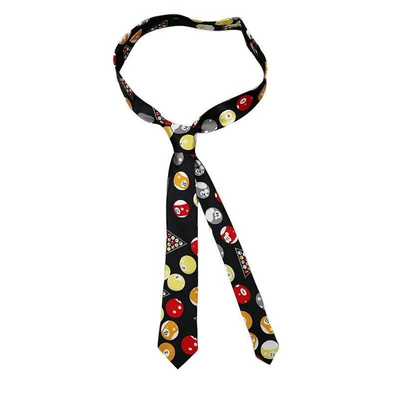 Classic Musical Notes Tie - Silky Narrow Necktie for Piano  Guitar Lovers