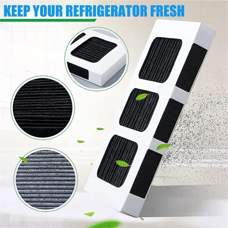 3/4/6pcs Refrigerator Air Filter for PAULTRA2 Carbon-Activated Filter Net With Good Filtering Effect Easy to