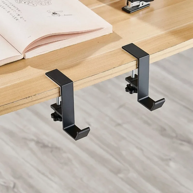 1pc Adjustable Desk Edge Hook Without Punching Office Desktop Edge