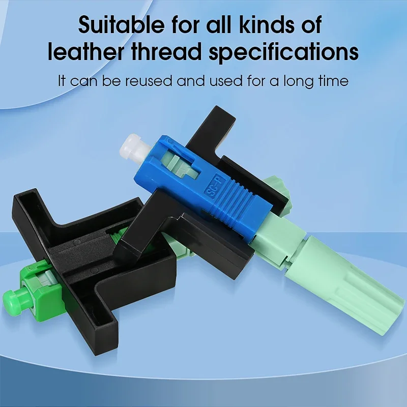 

New SC APC UPC 58MM SM Single Mode Optical Connector FTTH Tool Cold Connector Tool SC UPC Fiber Quick Connector LX58