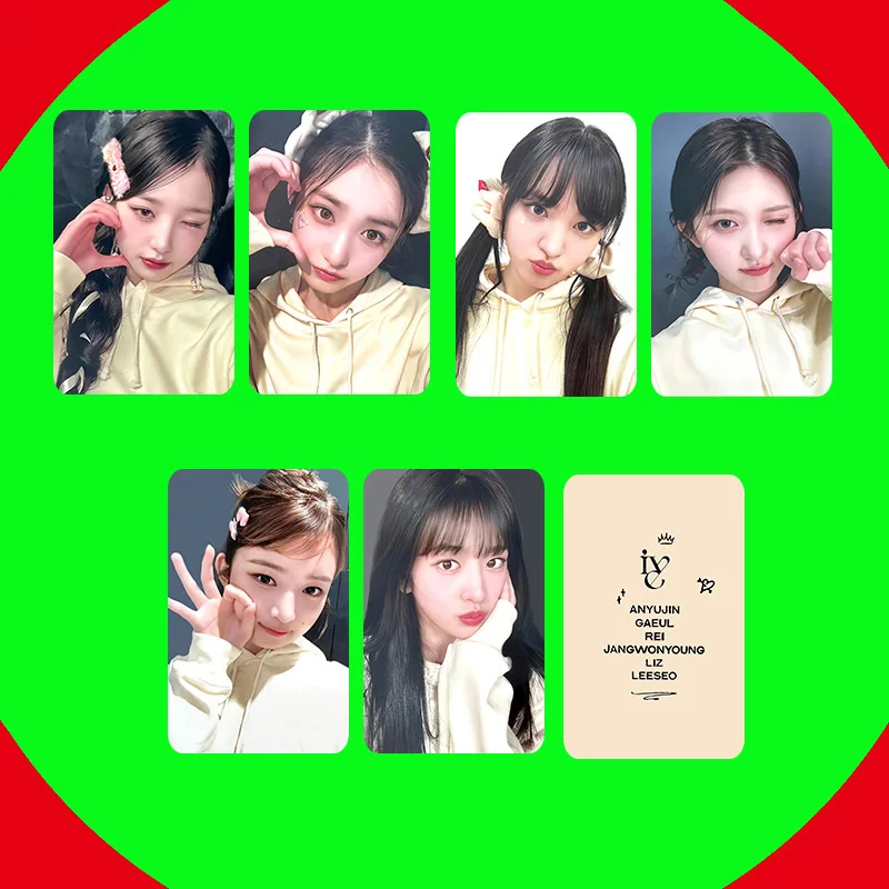 

Kpop Idol 6 шт./комплект, Lomo Card IVE MBC, музыкальная сердцевина, новые фотографические открытки, картинки, поклонники, подарки, коллекция LIZ