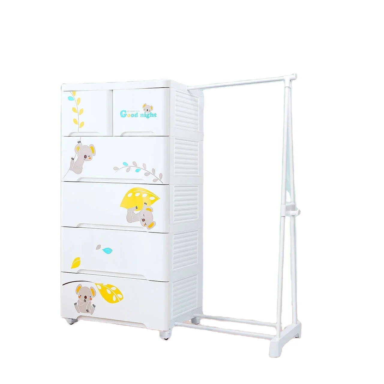 

Multi-layer children's baby plastic storage closet toy storage drawer type finishing storage cabinet