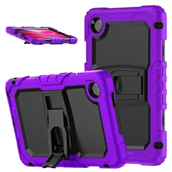 Kids Armor Case for 8.7 Inch Tablet with 360° Rotating Hand Strap and Stand - Shockproof Rugged Cover (PURPLE)