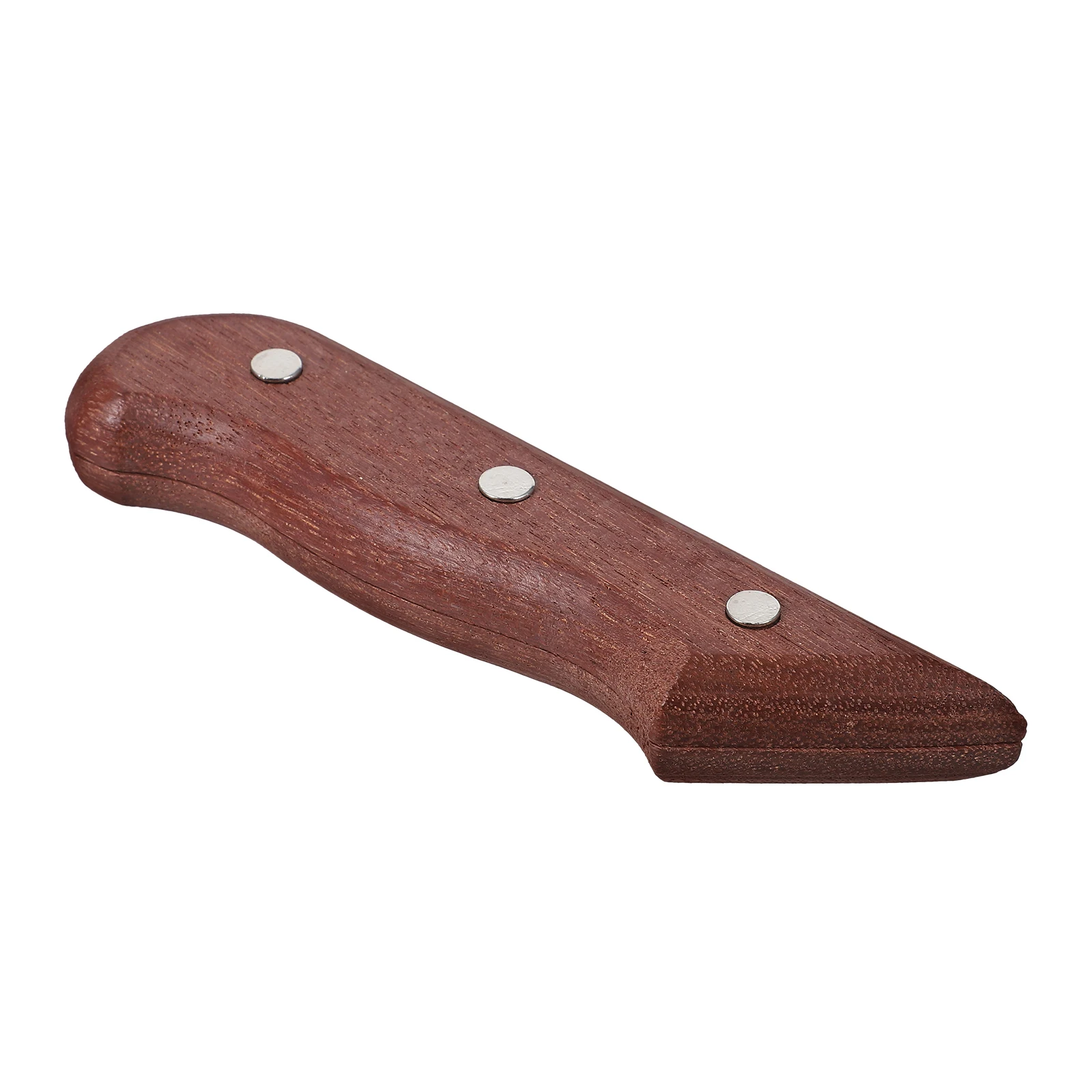 Knife Handle Accessories Wooden Replacement Comfortable Dark Brown Anti Slip Ergonomic Design Fits Kitchen Knives Cutter Grip - 4