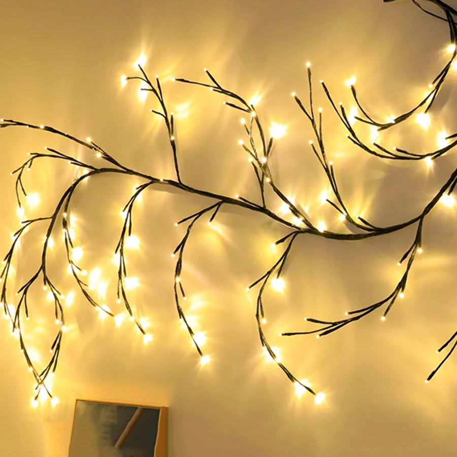 Arbre Lumineux LED, Arbres Guirlande Lumineuse, Decoration Murale, Decoration  Interieur Maison, 144 LED Pliables Lumineuse Saule Artificielles, pour Mur  Chambre Salon Intérieure Décoration : : Luminaires et Éclairage