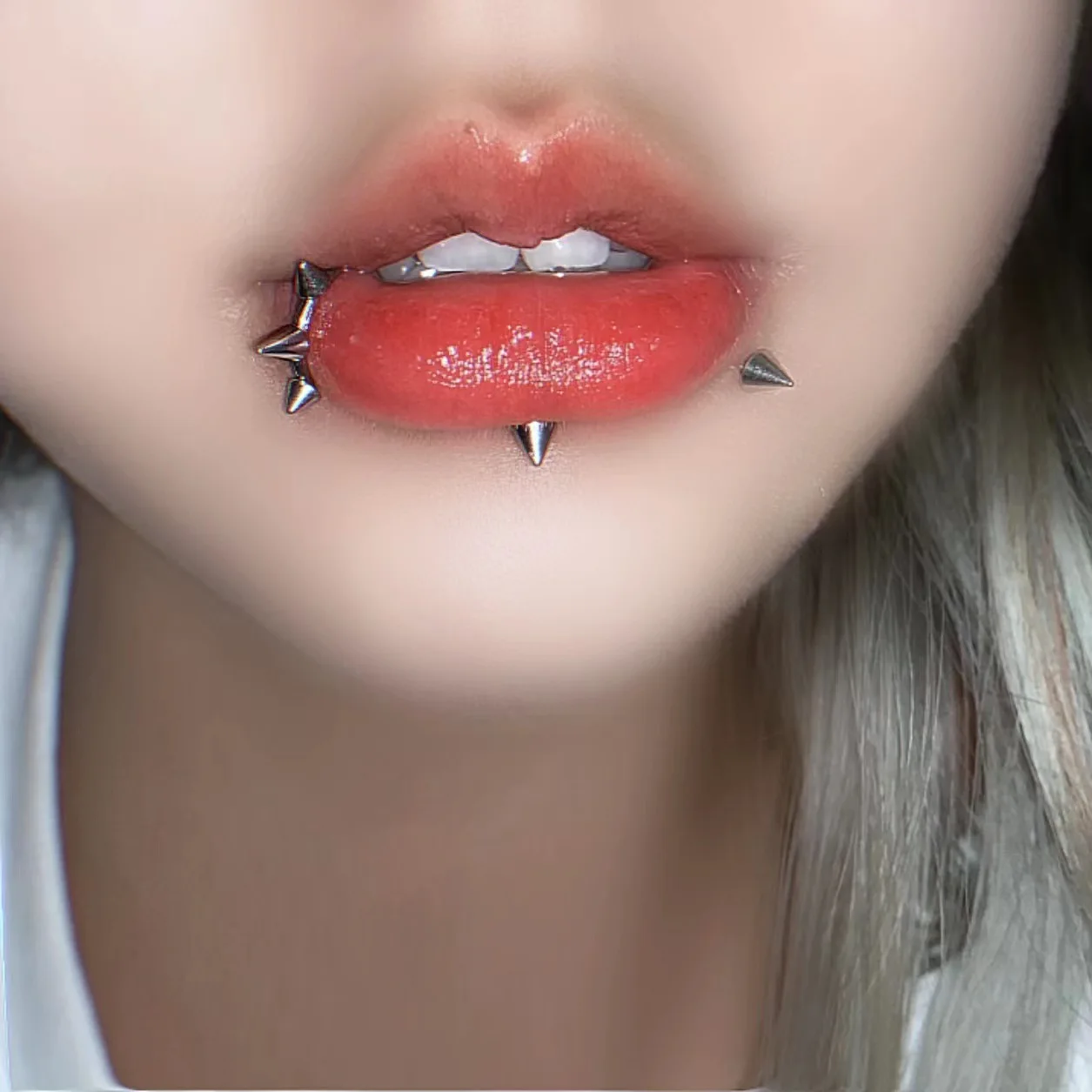 Bites Lip Piercings