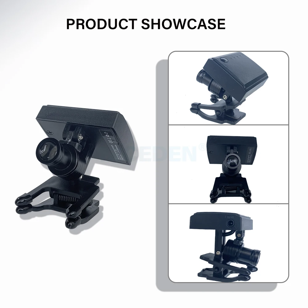 2023Newest Dental 5W Wireless LED Headlight With Clip Portable Binocular Light For Dentist Loupe Lab Medical Magnifier_voghion.com