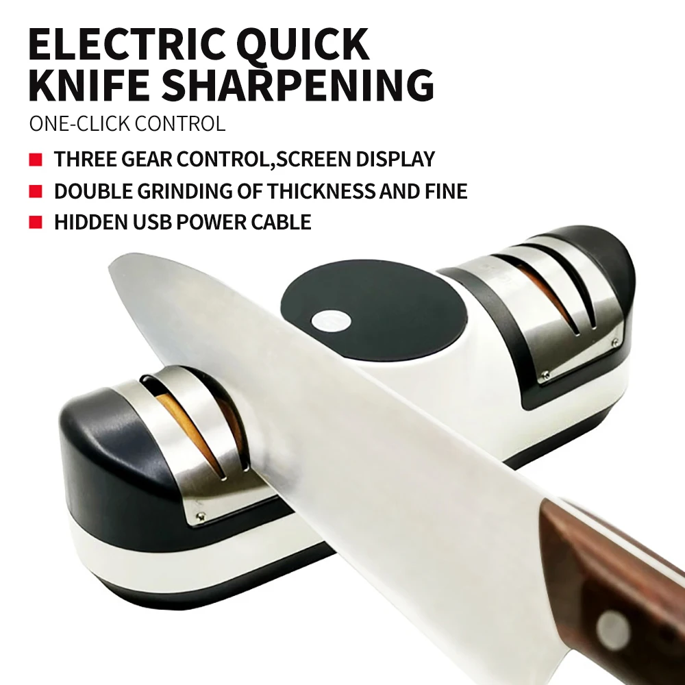 ElectricKnifeSharpenerMultifunctionAutomaticCutSharpeners