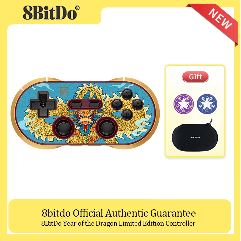 

8BitDo Year of the Dragon Limited Edition Bluetooth Controller for Nintend switch PC Android Steam Raspberry Pi Game Control