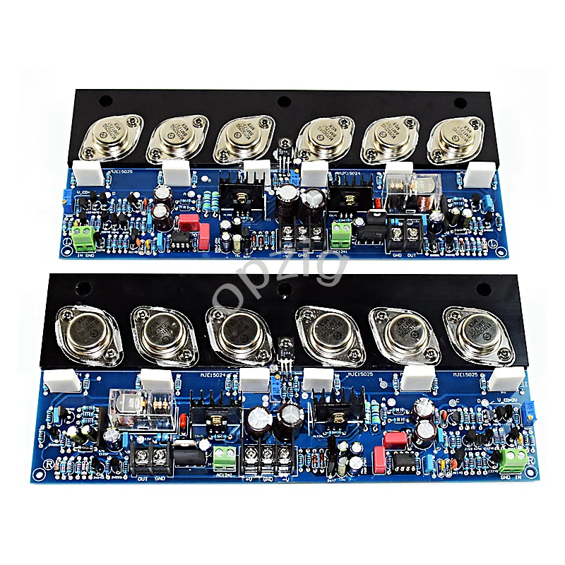 

opzig Class A power amplifier board AccuphaseE405 circuit 200W+200W two-channel rear power amplifier DIY home amplifier