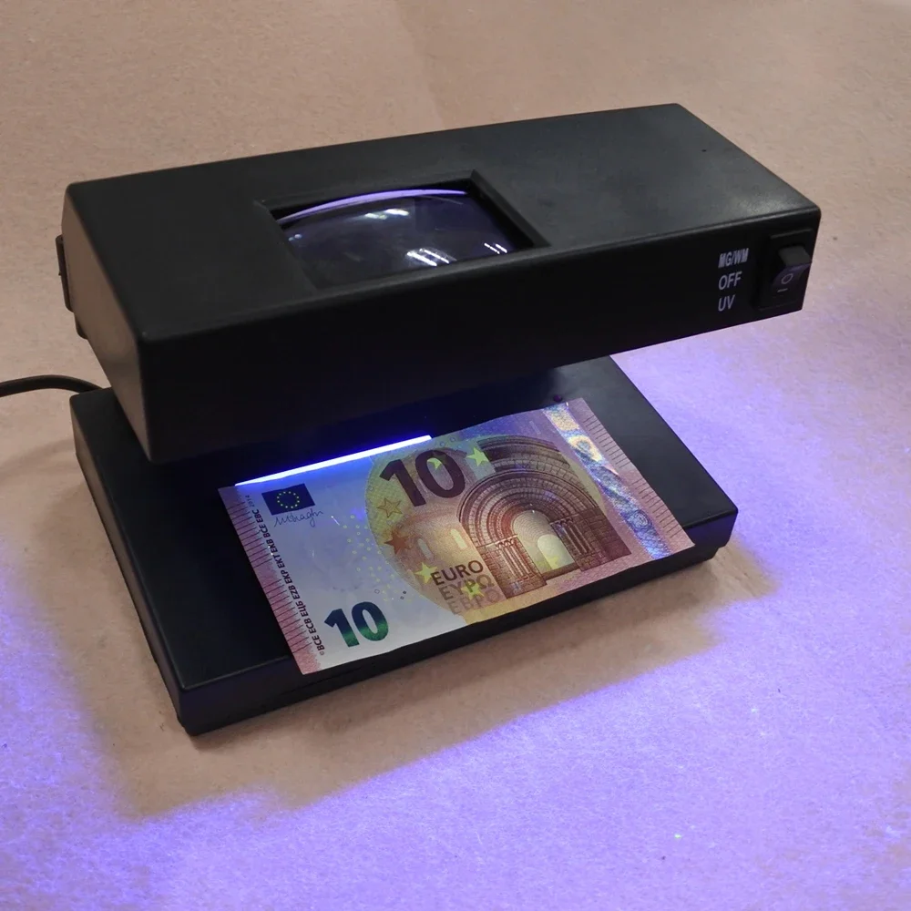 

Currency Inks Detection Ultraviolet Light Forged Notes Counterfeit Money Detector