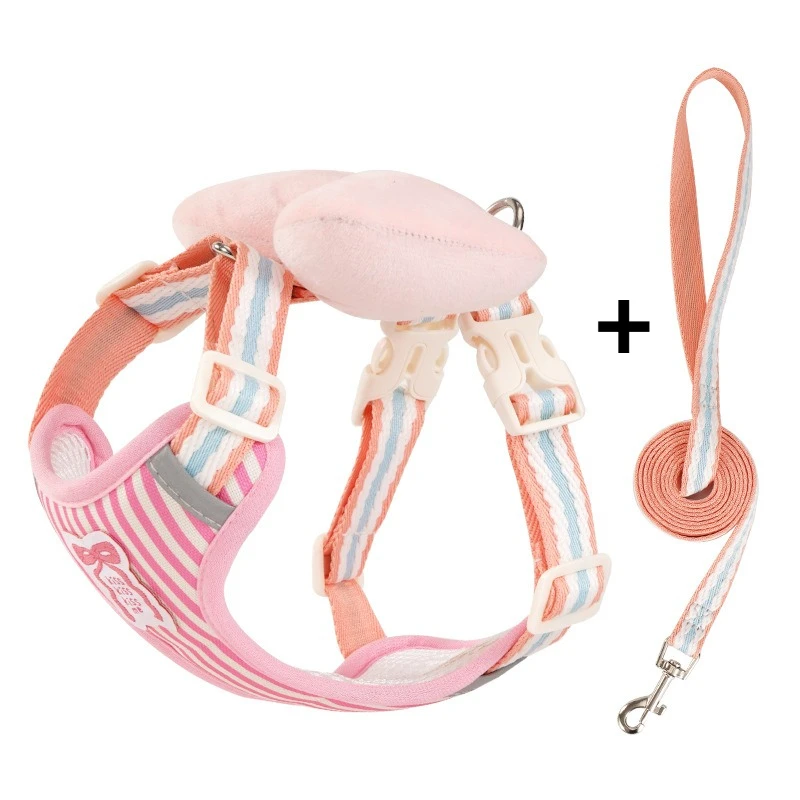All-Season No-Pull Dog Harness with Bow