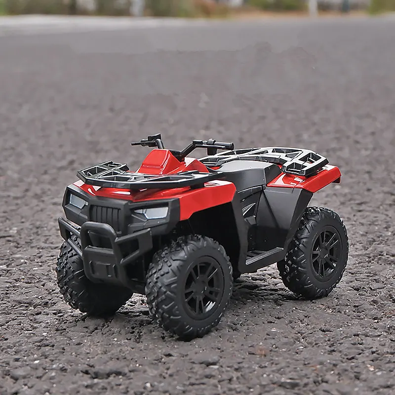 Mini Moto De Juguete De Aleación 1:18 - Modelo A Escala Para Niños, Con Funcionamiento Por Fricción, Color Rojo