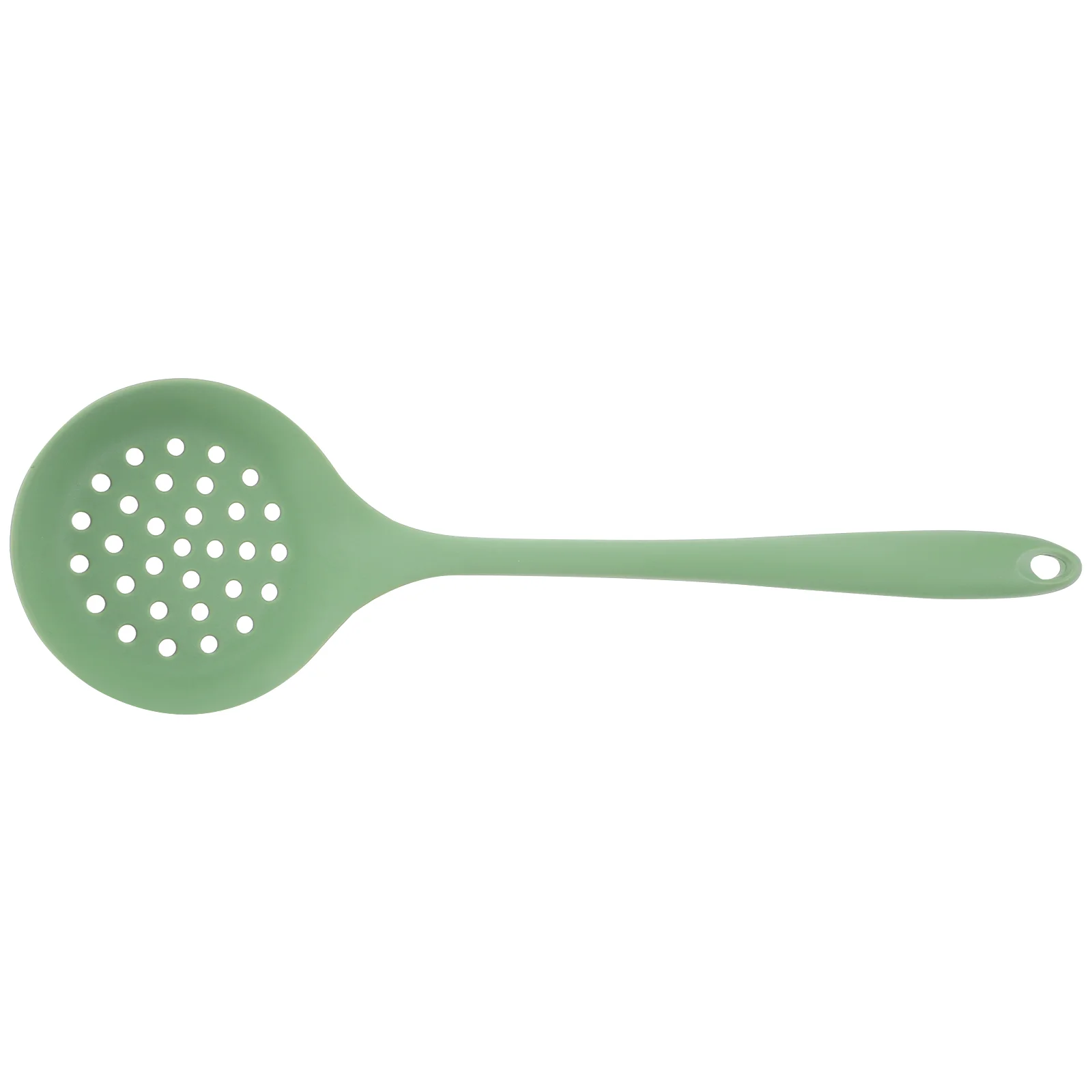 

Silicone Kitchenware Colander Avocado Green Caninets Slotted Spoons Supplies Utentsils Fired Food Silica Gel